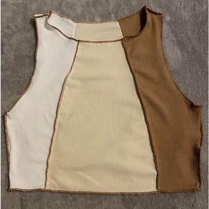 Multi color crop top